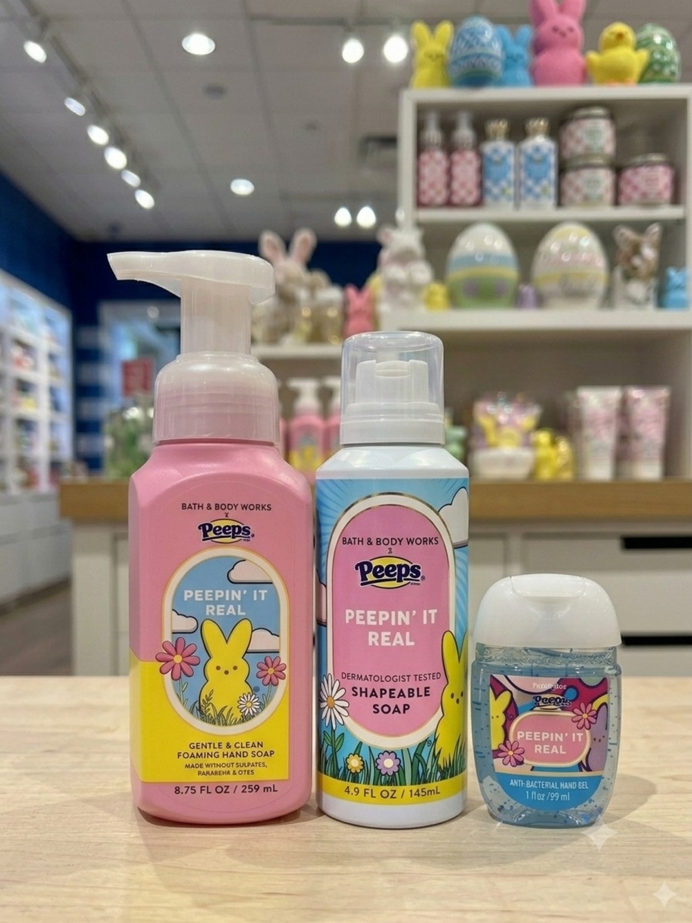 Bath & Body Works Peeps Peepin' It Real Kids Hand Care Set